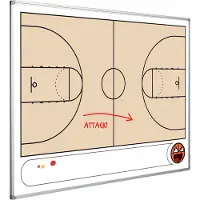 Smit Visual Whiteboard met Basketbalveld - 90 x 120 cm
