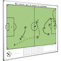 Smit Visual Whiteboard met voetbalveld - 90 x 120 cm