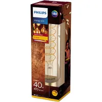 Philips Ledfilamentlamp Giant Spiral - Goud - D6,6cm - Dimbaar - Warm Wit - E27 - 7w