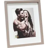 Deknudt Frames Fotolijst - taupe met passe-partout - 30x40 / 40x50 cm