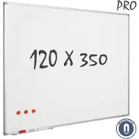 Smit Visual Whiteboard 120x350 cm - Magnetisch / Emaille