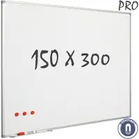 Smit Visual Whiteboard 150x300 cm - Magnetisch / Emaille