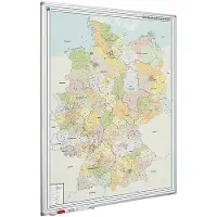 Smit Visual Whiteboard landkaart - Duitsland postcodes