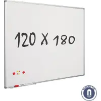 Smit Visual whiteboard, gelakt staal, magnetisch, 180 x 120 cm