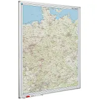Smit Visual Whiteboard landkaart - Duitsland wegenkaart