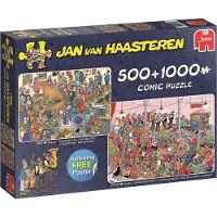 Jumbo Jan van Haasteren puzzel Feestje! - 500 + 1000 stukjes