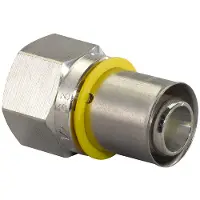 Uponor schroefbus gas Ø20mmx1/2" - messing - 1030556