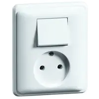 Honeywell Peha Peha standaard inbouwstopcontact zonder aarding wit - 00244621