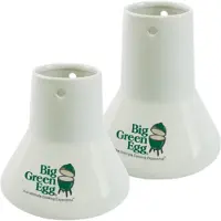 Big Green Egg sitting chicken 11 cm keramiek wit