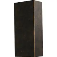 Masterlight Wandlamp Metallico Zwart/Goud gepatineerd 2-lichts