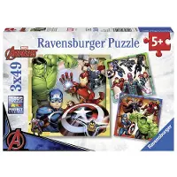 Ravensburger Puzzels Avengers 3x49 stukken voor kinderen vanaf 5 jaar