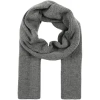 Jack & Jones Sjaal 'JACDna' donkergrijs / zwart / wit