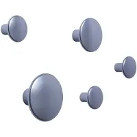 Muuto The Dots Metal Wandhaken Set van 5