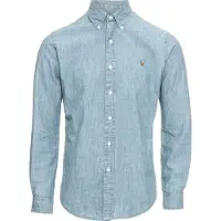 Ralph Lauren Overhemd lichtblauw / karamel / wit