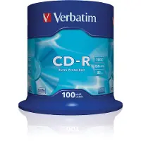 Verbatim 43411 CD-R 80 disc 700 MB 100 stuk(s) Spindel