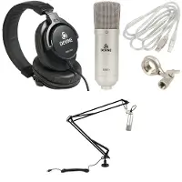 Devine M-Mic PRO USB Podcast Bundel met broadcast arm en hoofdtelefoon