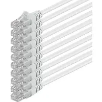 1Attack 3.0m 2x RJ-45 Cat6 UTP M/M netwerkkabel Wit 3 m U/UTP (UTP)