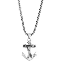 Frank 1967 7FN 0005 Ketting met hanger staal Anker 60 cm