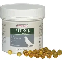 Versele-Laga Fit-Oil Levertraanparels Met Vitamine E - Duivensupplement - 300 tab