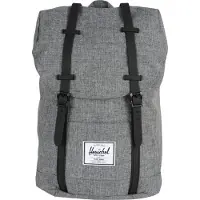 Herschel Retreat Raven Crosshatch/Black Rubber
