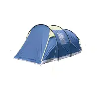 Trespass UUACTTL30002, Tent, Festrahmen, Tunneltent, 4 personen, 8,8 kg, Blauw, Limoen