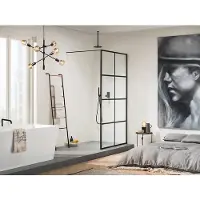 Sealskin SOHO Inloopdouche A3 140x210 cm Charcoal/Helder Glas
