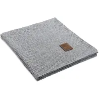 Knit Factory Jesse Plaid - Licht Grijs - 160x130 cm