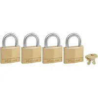 Masterlock 4 Hangsloten - 40mm - O6mm - Gelijksluitend