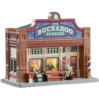 Lemax - Little Buckaroo Barbershop, B/o Led uit de 2017 Collectie