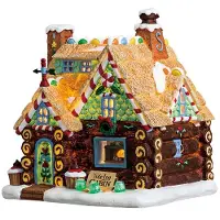 Lemax Kerstfiguur Yule log cabin b/o 4.5v