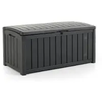 Keter tuin opbergkist Glenwood 390L Outdoor Entryway Trunk Chest Bench Box