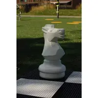 Ubergames Schaakstuk, Paard 45 cm,-Wit