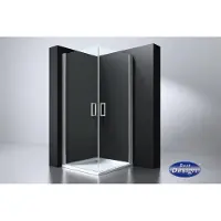 Best design Douchecabine erico vierkant met twee deuren 90x90x192 cm 6mm veiligheidsglas