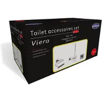 Best design Viera toilet accessoires set chroom