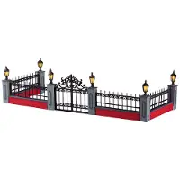 Lemax Kerstfiguur Lighted wrought iron fence
