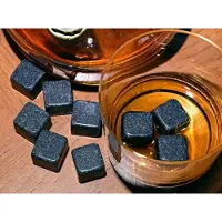 HaverCo Stenen voor Whiskey Rocks / Set van 6 stuks Black /