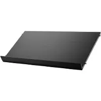 String tijdschriftenrek hout essenhout zwarte beits, 78x30 cm