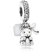 Pandora Dames Charm Link Pandora Baby Teddy Bear Sieraden