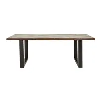 Nordal Vintage eettafel ijzer/hout