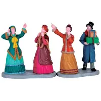 Lemax Kerstfiguur Window shoppers set of 2