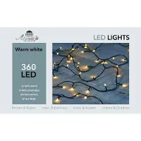 Annas collection Kerstverlichting buiten 360 lampjes warm wit 36 meter LED outdoor Anna's Collection