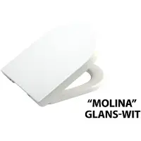Best design Toiletzitting molina softclose en quickrelease wit