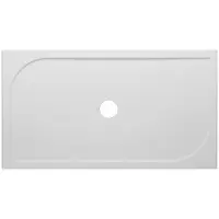 Van Marcke GO Douchebak vm go argon 160x90x3 cm polybeton rechthoek wit sanitair coating