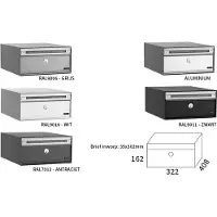 Allux Brievenbus Pc1 Wit - 40110040