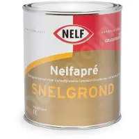 Nelf Nelfapre Snelgrond | Sneldrogende Grond- en Voorlak Buiten 1 LTR - Wit