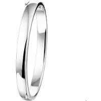 Trendjuwelier huiscollectie Slavenband Zilver Scharnier Bolle Buis 7 X 60 mm