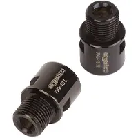 Ergotec Pedaal asverlenger 9/16 - RVS zwart
