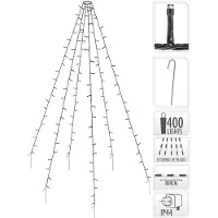 ML Vlaggenmast kerstboom | | 10 x 8 meter (400 leds, Buiten)