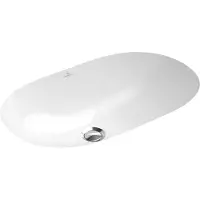 Villeroy & Boch Villeroy en boch O.novo onderbouw wastafel 53x32cm zonder kraangat overloop wit