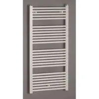 Zehnder Zeno handdoekradiator 150.8x60cm 846watt Staal Wit glans ZN-150-060